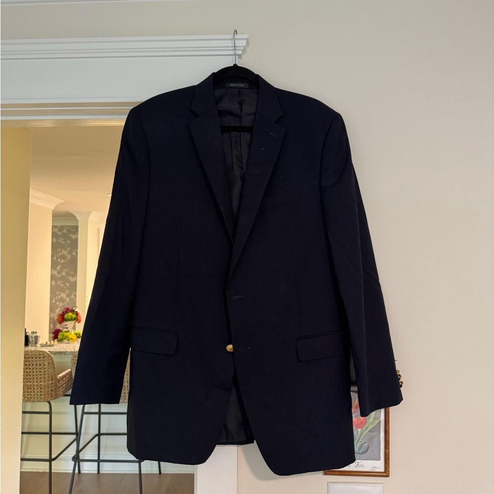 Ralph Lauren Navy Blazer with Gold Button